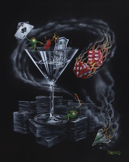 " STRIKE IT RICH "
Michael Godard " STRIKE IT RICH "
Michael Godard signed and numbered giclee canvas